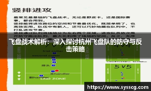 飞盘战术解析：深入探讨杭州飞盘队的防守与反击策略
